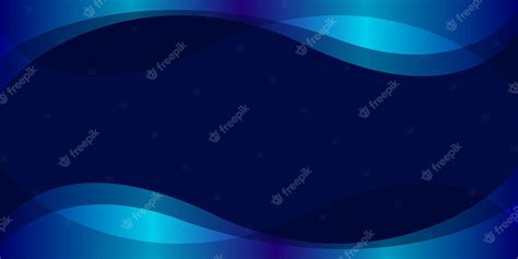 Premium Vector | Wavy blue layer background template copy space for poster, banner, flyer, or ...