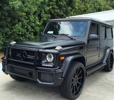 #MatteBlack #Mercedes #G500 #SUV | G wagon matte black, Best suv cars, Luxury cars mercedes