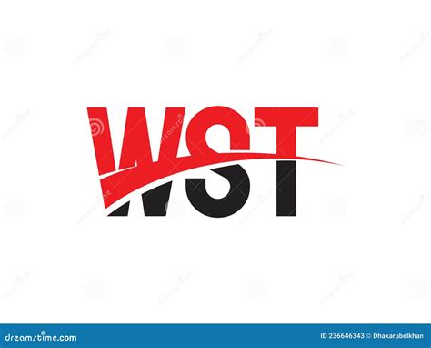 WST Letter Initial Logo Design Vector Illustration Stock Vector - Illustration of graphic ...