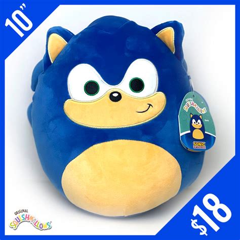 Original Squishmallows! Sonic The Hedgehog: Sonic (10") – Chalice ...