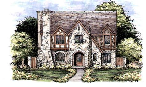 Plan #141-339 - Houseplans.com | Tudor house, Tudor style homes, Tudor house plans