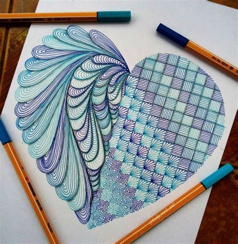 40 Creative Doodle Art Ideas to Practice in Free Time | Zen doodle art, Doodle art drawing ...