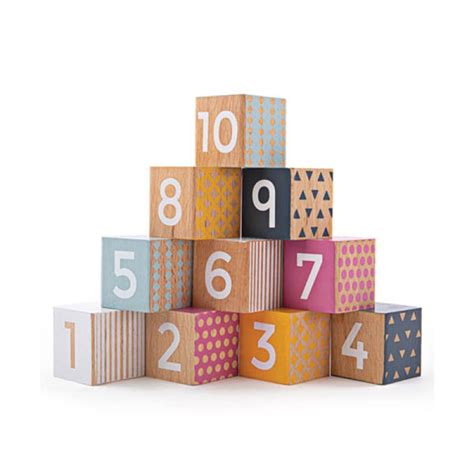 Wooden Number Blocks toys for kids | sandhai.ae