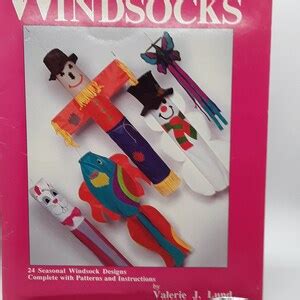 Windsock Patterns 24 Seasonal, Let's Make Seasonal Windsocks, Valerie J ...