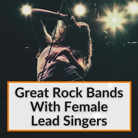 17 Great Rock Bands With Female Lead Singers