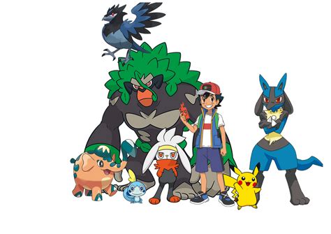 Ash's Pokemon Galar Team by AymaneDrawings on DeviantArt