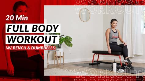 Full Body Workout with Bench and Dumbbells - YouTube