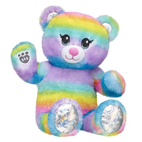 Rainbow Teddy Bear With Sparkles | Shop Now at Build-A-Bear®