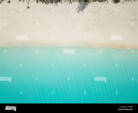 Aerial view of sandy beach. wallpaper Stock Photo - Alamy