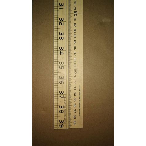 Wooden Ruler / Pembaris Kayu 1 Meter / 100cm | Shopee Malaysia