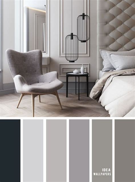 11 Gorgeous Bedroom in Grey Hues - Grey Color schemes #grey #bedroom # ...