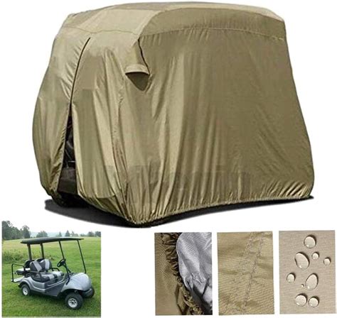 VIGORWORK Golf Cart Cover 2/4-Passenger Waterproof Club Car Storage Car ...