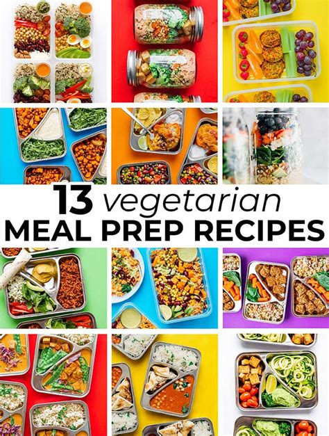 13 Easy Vegetarian Meal Prep Recipes | Live Eat Learn