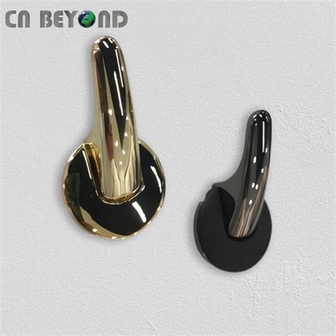 Polished Black/Gold Color Wall Mounted Coat Clothing Hanger Hooks ...