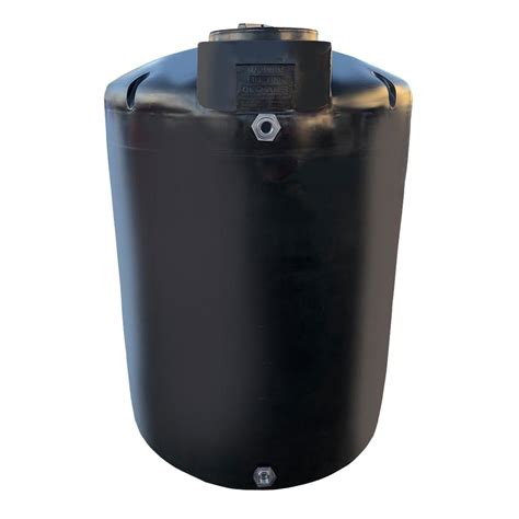 Chem-Tainer Industries 2100 Gal. Black Vertical Water Storage Tank-TC8787IW-BLACK - The Home Depot