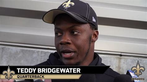 Teddy Bridgewater Saints at Seahawks Week 3 Media Availability: Sept ...