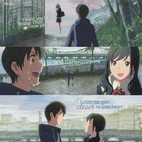 Weathering with you anime quotes | Anime quotes, Romantic manga, Love animation wallpaper