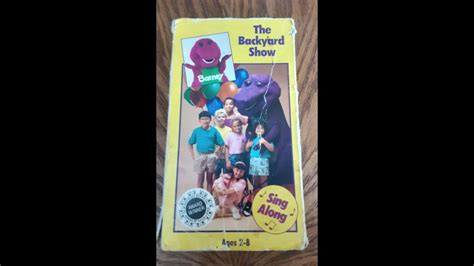 Barney: The Backyard Show (Full 1992 Barney Home Video VHS) - YouTube