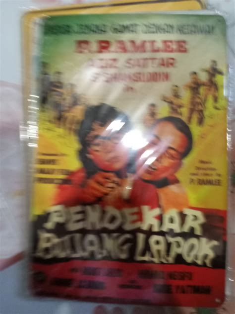 P.Ramlee-Pendekar bujang lapok tin poster, Hobbies & Toys, Collectibles & Memorabilia, Stamps ...