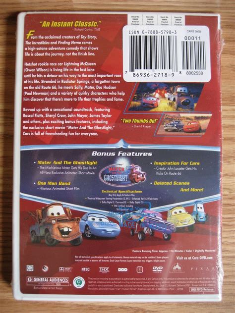 noboxtospeakof ( no box to speak of ): Cars (DVD, 2006, Widescreen) NEW & SEALED