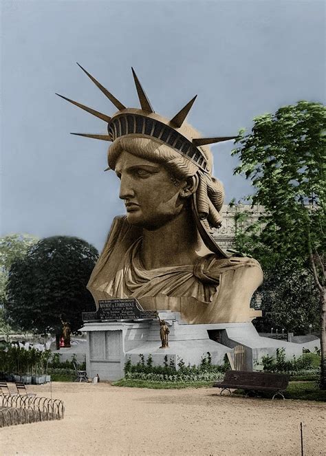 Statue of Liberty in Paris, 1878. : r/pics