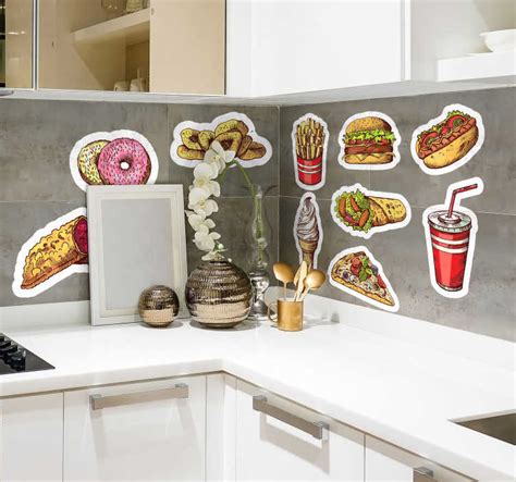 Fast food wall sticker - TenStickers