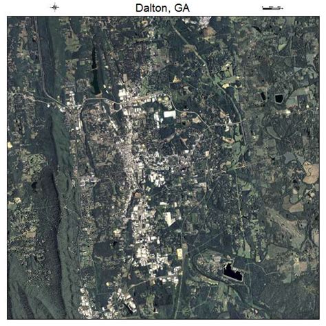 Aerial Photography Map of Dalton, GA Georgia