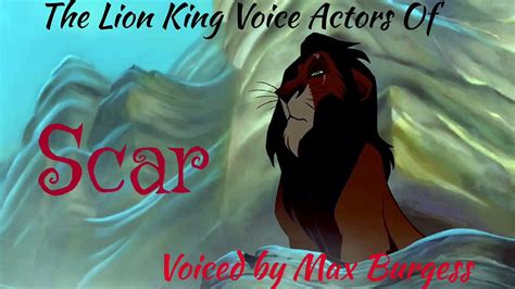 Scar The Lion Original Voice (The Lion King) - video Dailymotion