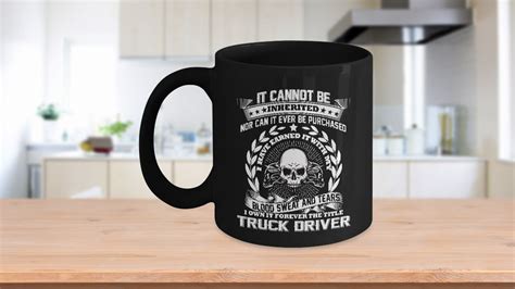 Truck Driver Mug Truck Drivers Coffee Mug Funny Male Beer Travel Gifts ...