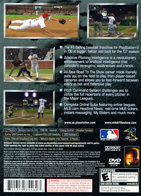 MLB 07: The Show (2007) box cover art - MobyGames