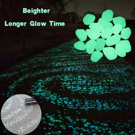 Aliexpress.com : Buy 200 Pcs Glow in the Dark Garden Pebbles Glow ...