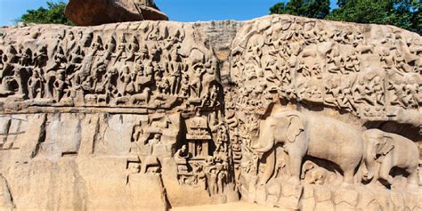 Arjuna’s Penance, Mahabalipuram - Ancient Stone Art in India