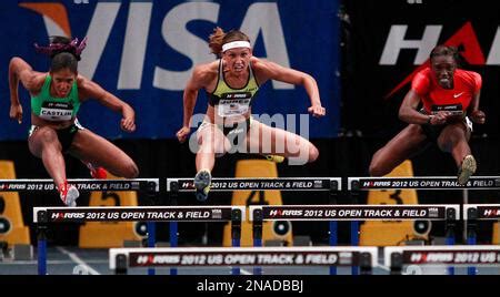 Lolo Jones competes in Women's 100m Hurdles during 2012 London Olympic ...