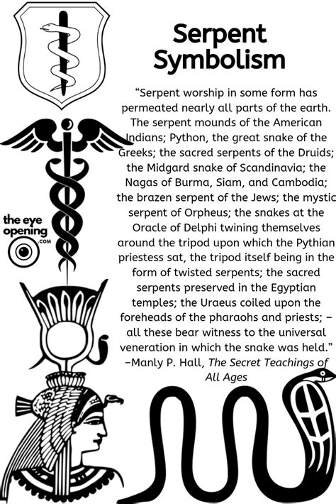 Serpent Symbolism Quote | Serpent symbolism, Kemetic spirituality ...