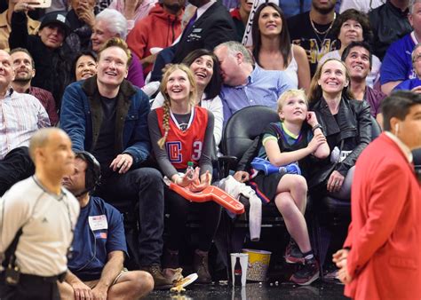 Conan O'Brien and Kids at the Clippers Game January 2016 | POPSUGAR ...