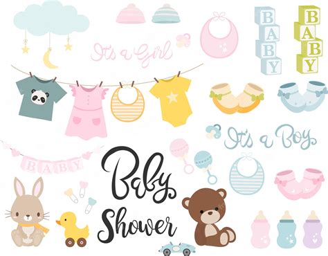 Baby Shower Clip Art Girl Clipart Best - vrogue.co