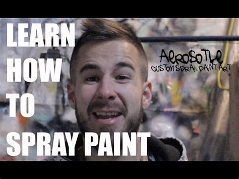 Spray Paint Art Tutorial for Beginners - Space Painting Tutorial Spray P... | Spray paint art ...