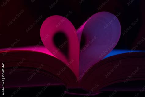 book with heart Stock Photo | Adobe Stock