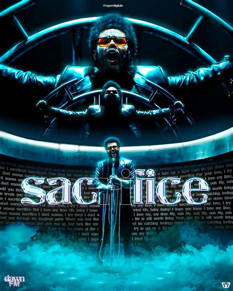 The Weeknd "Sacrifice" Artwork on Behance