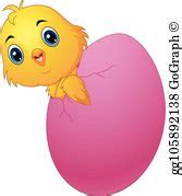 900+ Clip Art Hatching Chick | Royalty Free - GoGraph