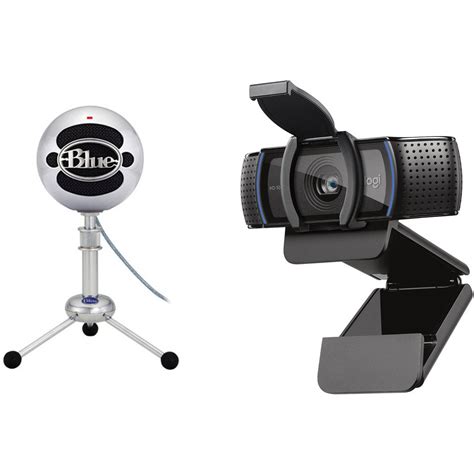 Blue Snowball USB Microphone Kit with HD Webcam B&H Photo Video