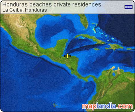 Honduras beaches private residences | La Ceiba Google Satellite Map