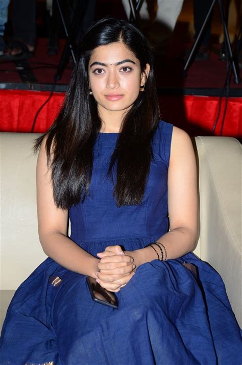 Rashmika Mandanna @ Dear Comrade Movie Trailer Launch Photos - South Indian Actress