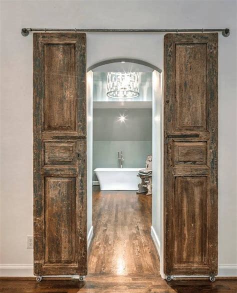 Distressed Double Doors Sliding Doors2 Doors Just Like in - Etsy