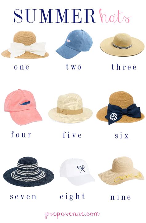 Summer Hats - Prep Avenue