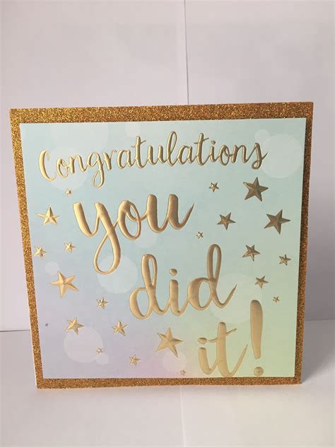 Homemade Congratulations Card | Congratulations cards handmade ...