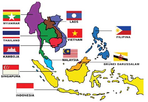 Gambar Peta Asean Terlengkap Dan Penjelasannya Terbaru - IMAGESEE