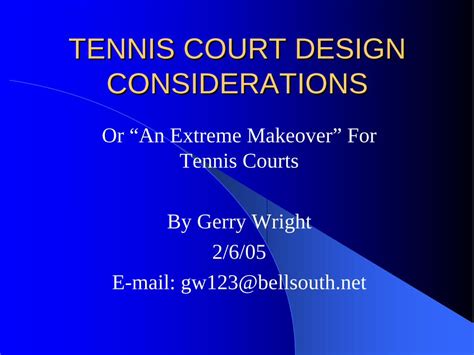 (PDF) TENNIS COURT DESIGN CONSIDERATIONSassets.usta.com/assets/1/USTA ...