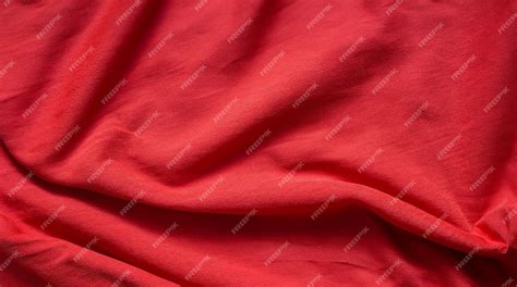 Premium AI Image | Abstract red Bedding Sheets or blanket Background and Texture with copy space ...