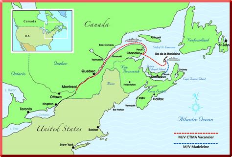 Quebec Iles De La Madeleine Maps | Travel with a Challenge